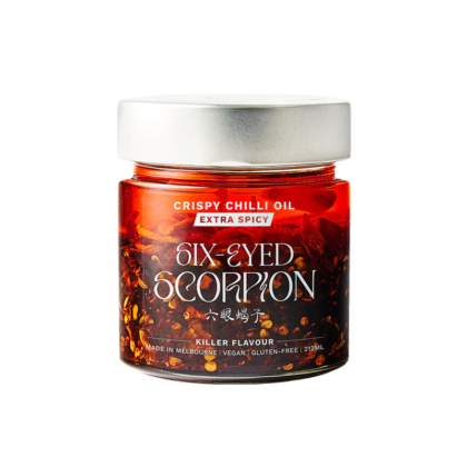 Six-Eyed Scorpion 'Extra Spicy' Crispy Chilli Oil