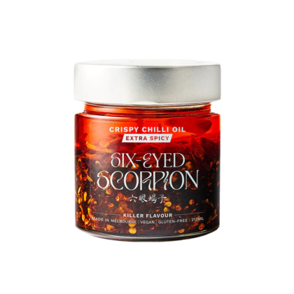 Six-Eyed Scorpion 'Extra Spicy' Crispy Chilli Oil