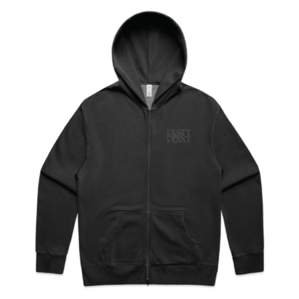 Zip Hoodies - Faded Black